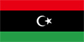 Flagge Libyen