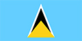 Flagge St. Lucia