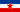 Flagge Jugoslawien