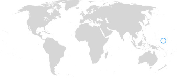 Mikronesien auf der Weltkarte