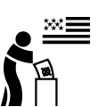 Symbol US-Prsidentschaftswahl