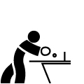 Symbol Tischtennis