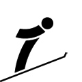 Symbol Skispringen