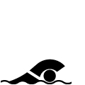 Symbol Schwimmen