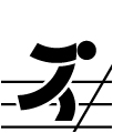 Symbol Leichtathletik