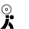Symbol Gewichtheben