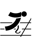 Symbol Leichtathletik der Behindertensportler