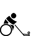 Symbol Sledge-Eishockey